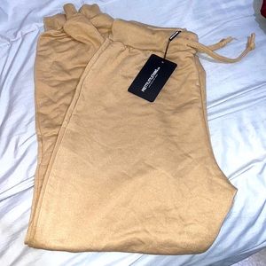 Nude colored joggers